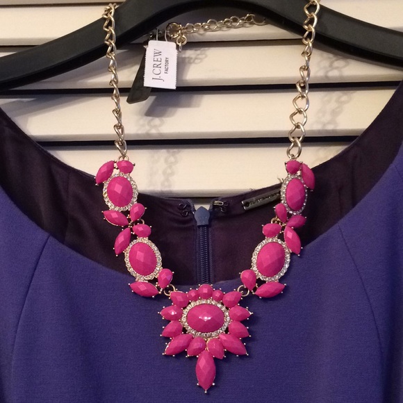 J. Crew Jewelry - J.Crew Pink Statement Necklace